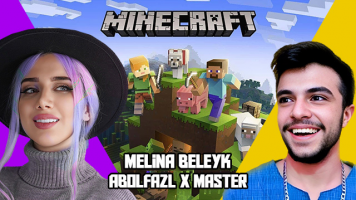 پوستر استریم ماینکرفت - ملینا بلیک و ابوالفضل ایکس مستر
