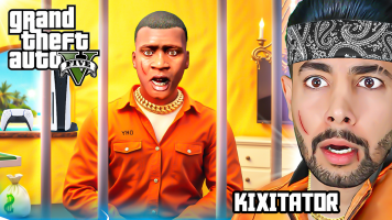 پوستر استریم جی‌تی‌ای 5: زندانی شدن فرانکلین - کیکسیتاتور