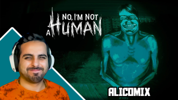 پوستر استریم نه من انسان نیستم - علی کامیکس