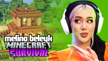 پوستر استریم ماینکرفت: سروایول - ملینا بلیک