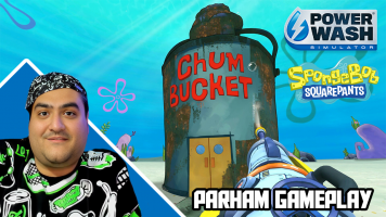 پوستر استریم شبیه‌ساز تمیزکاری باب اسفنجی - پرهام گیم پلی