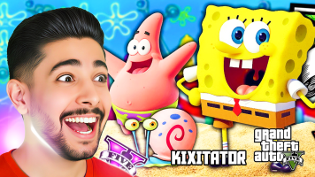 پوستر استریم جی‌تی‌ای 5: داستان‌های پاتریک و باب اسفنجی - کیکسیتاتور