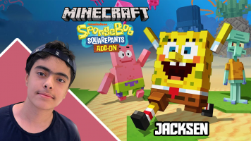 پوستر استریم ماینکرفت: پاتریک و باب اسفنجی 3 - جکسن