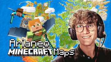 پوستر استریم مپ‌های ماینکرفت - آریانئو