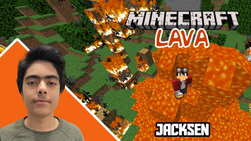 پوستر استریم ماینکرفت: سرزمین مذاب - جکسن