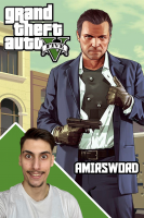 پوستر استریم جی‌تی‌ای ۵: بادیگارد فوتبالیست‌ها دردنیای زامبی‌زده - امیر اس‌ورد