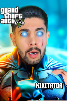 پوستر استریم جی‌تی‌ای ۵: تبدیل فرانکلین به بتمن  - کیکسیتاتور