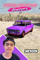 پوستر استریم رانندگی فراتر از افق‌ - جکسن