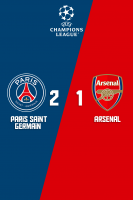 پوستر پاری‌سن‌ژرمن - آرسنال | ۱۷ اردیبهشت ۱۴۰۴