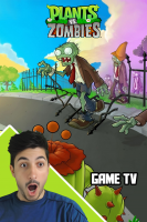 پوستر استریم گیاهان علیه زامبی‌ها - گیم تی وی