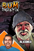 پوستر استریم شبیه‌ساز گدایی - علی کامیکس