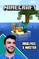 پوستر استریم ماینکرفت: فرار از جزیره کوسه‌ها - ابوالفضل ایکس مستر