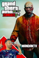 پوستر استریم جی‌تی‌ای ۵: زامبی ۱ - من‌دن تی‌وی