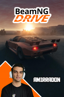 پوستر استریم شبیه‌ساز تصادف ماشین -  امیر رادون