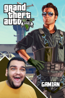 پوستر استریم جی‌تی‌ای ۵: داستانی - گیمین