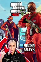 پوستر استریم جی‌تی‌ای ۵: سرقت پول - ملینا بلیک