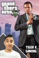 پوستر استریم جی‌تی‌ای وی ۲ - تایگر ایکس گیمینگ