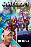 پوستر استریم ماینکرفت: اقامتگاه حیوانات - شادی فاکس