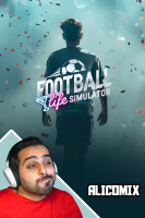 پوستر استریم شبیه‌ساز فوتبالیست ایرانی - علی کامیکس