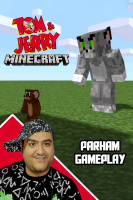 پوستر استریم ماینکرفت: تام و جری - پرهام گیم پلی