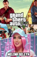 پوستر استریم دزدی از بانک در جی‌تی‌ای - ملینا بلیک