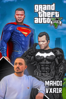 پوستر استریم جی‌تی‌ای ۵: لیگ عدالت - مهدی وکسیر