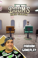 پوستر استریم شبیه‌ساز آرایشگاه - پرهام گیم پلی