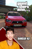 پوستر استریم جی‌تی‌ای ۵: ماشین ایرانی - بردیا آر ۲