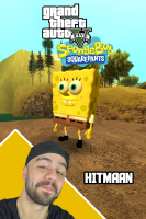 پوستر استریم جی‌تی‌ای ۵: داستان‌های پاتریک و باب اسفنجی - عمو هیتمن