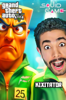 پوستر استریم جی‌تی‌ای ۵: تونگ تونگ سحور و اسکویید گیم - کیکسیتاتور