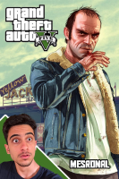 پوستر استریم جی‌تی‌ای ۵ : نفرین‌شدن فرانکلین و مایکل و ترور - مس‌رونال