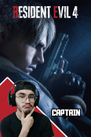 پوستر استریم رزیدنت اویل ۴ ریمیک - کاپیتان