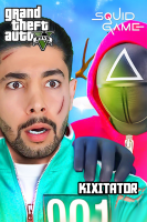 پوستر استریم جی‌تی‌ای ۵: پل شیشه‌ای در اسکویید گیم - کیکسیتاتور