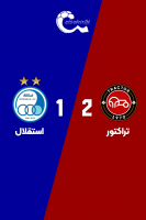 پوستر تراکتور - استقلال | ۱۵ فروردین ۱۴۰۴