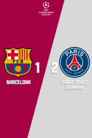 پوستر بارسلونا - پاری‌سن‌ژرمن | ۹ مهر ۱۴۰۴