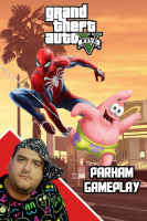 پوستر استریم پاتریک و مرد عنکبوتی در جی‌تی‌ای ۵ - پرهام گیم پلی