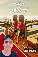 پوستر استریم دوچرخه‌‌سواری دو نفره - جکسن