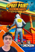 پوستر استریم شبیه‌ساز اسپری رنگ - جکسن