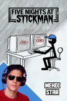 پوستر استریم پنج شب در استیکمن - مهدی استار