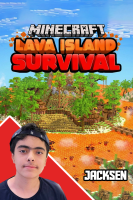 پوستر استریم ماینکرفت: جزیره مواد مذاب - جکسن