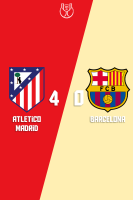 پوستر اتلتیکو مادرید - بارسلونا | ۲۳ بهمن ۱۴۰۴