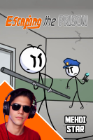 پوستر استریم فرار از زندان - مهدی استار