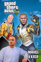 پوستر استریم جی‌تی‌ای ۵: فرانکلین و مرد تک‌مشتی - مهدی وکسیر