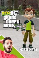 پوستر استریم جی‌تی‌ای ۵: بن‌تن - حسین آرتی‌جی