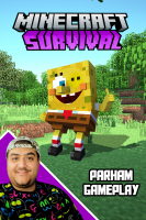 پوستر استریم ماینکرفت سروایول: شهر باب اسفنجی - پرهام گیم پلی