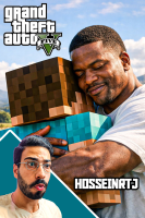 پوستر استریم جی‌تی‌ای ۵: دنیای ماینکرفت - حسین آرتی‌جی