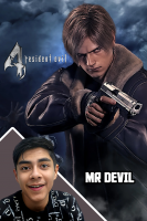 پوستر استریم رزیدنت اویل ۴ اصلی - مستر دویل