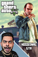 پوستر استریم جی‌تی‌ای ۵: داستانی - حسین ‌ای‌جی جی‌تی‌ای