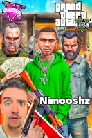 پوستر استریم جی‌تی‌ای ۵ : دزدی‌ها - نیموش