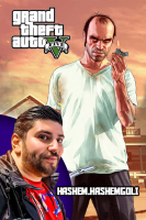 پوستر استریم جی‌تی‌ای ۵ - هاشم گلی